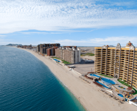 Sandy Beach Area en Puerto Peñasco, Sonora México, Vista aéra